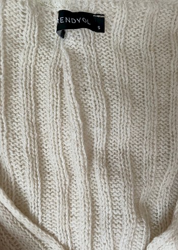 Bej Triko Kadın Kazak Uzun Kollu - Görsel 3