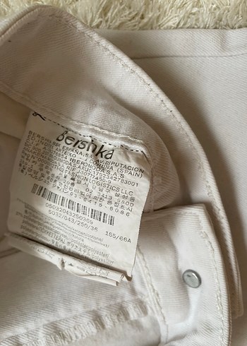 BERSHKA beyaz jeans - Görsel 3