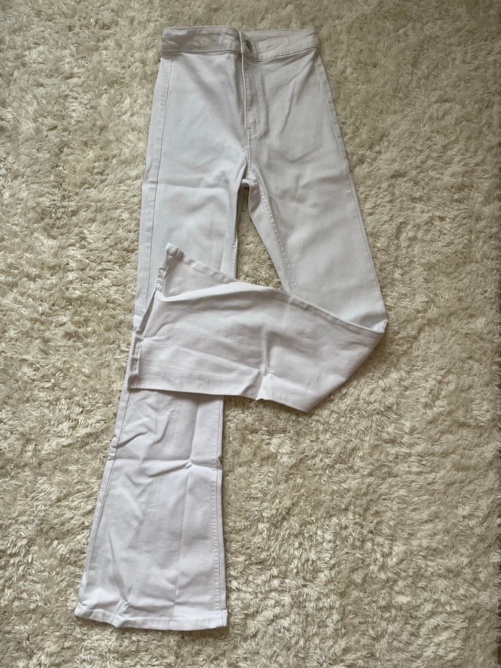 BERSHKA beyaz jeans - Görsel 4