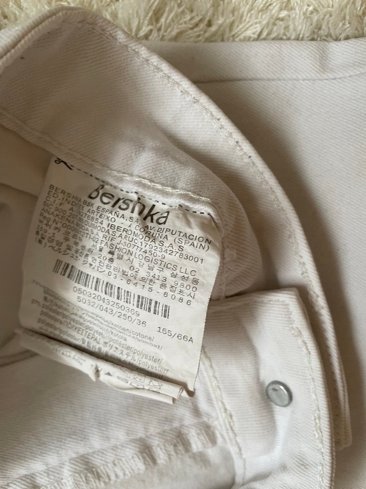 BERSHKA beyaz jeans - Görsel 3