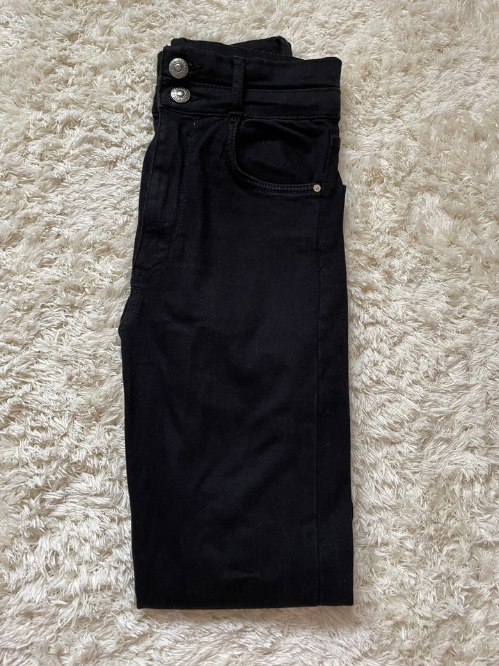 BERSHKA düğmeli skin jeans - Görsel 2