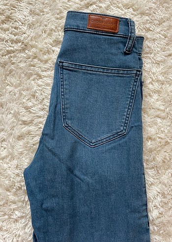 Kadın Mavi Denim cros jeans - Görsel 2
