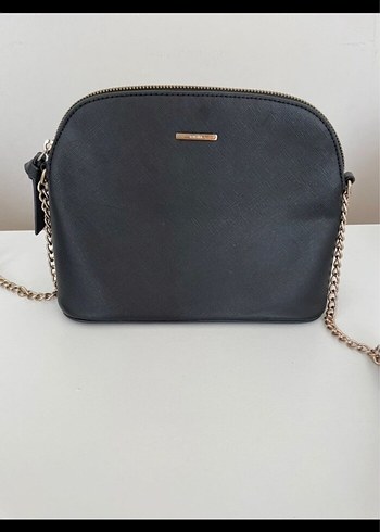 Beden siyah Renk Siyah Minimalist Deri Kadın Çanta