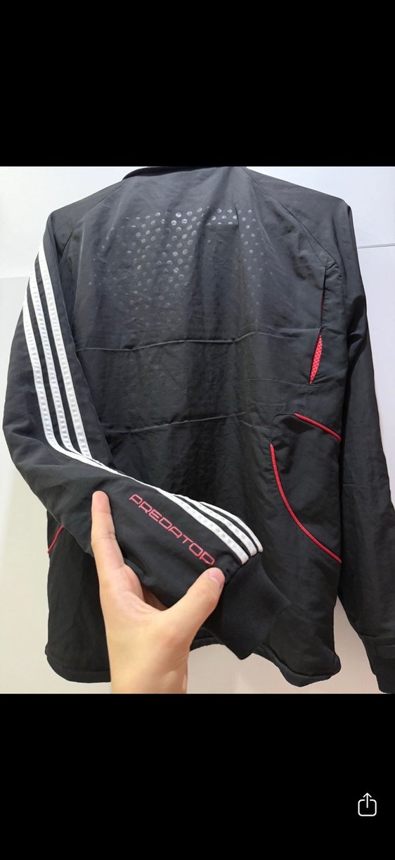 Orijinal Adidas Siyah Erkek Rüzgarlık Mont - Görsel 3