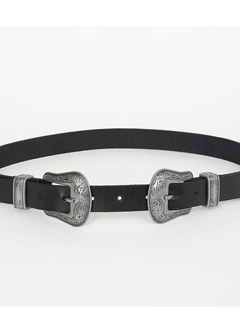 Çift Tokalı Kadın Kemer - Görsel 2