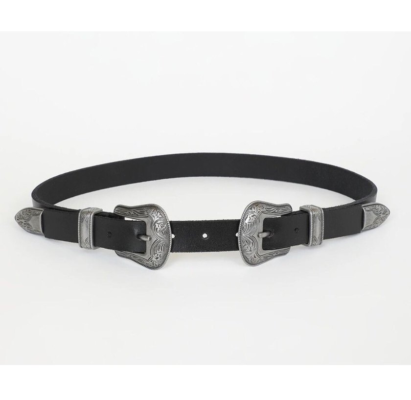 Çift Tokalı Kadın Kemer - Görsel 2