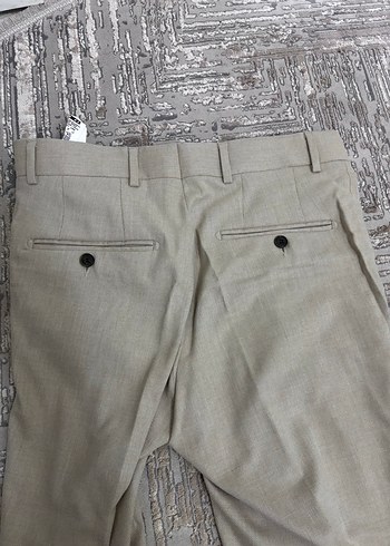 Düğmeli Bej Erkek Takım Elbise - Görsel 8