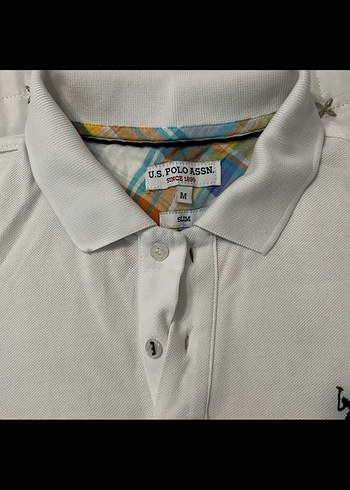 Erkek Beyaz Kısa Kollu Polo Tişört - Görsel 2