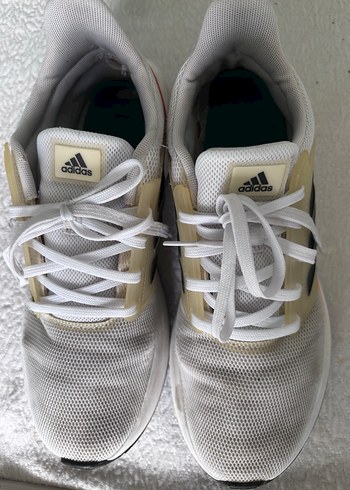 Adidas Beyaz Gri Erkek Koşu Ayakkabısı - Görsel 2