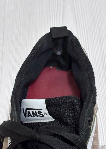 Siyah Beyaz Bağcıklı Spor Ayakkabı - Görsel 8