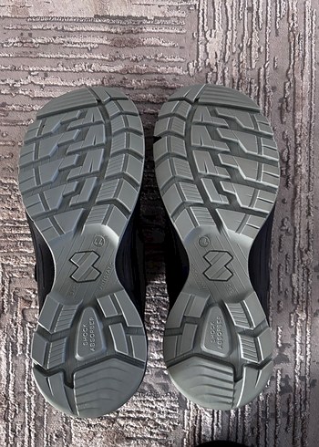 Gri ZMARO demir uçlu iş Ayakkabısı Velcro Bantlı - Görsel 7