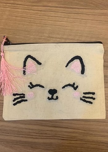 Punch Nakışlı, Püsküllü Bohem Kadın Clutch Çanta - Görsel 5