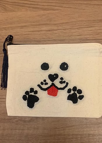 Punch Nakışlı, Püsküllü Bohem Kadın Clutch Çanta - Görsel 6