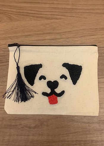 Punch Nakışlı, Püsküllü Bohem Kadın Clutch Çanta - Görsel 7