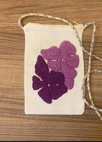 Punch Nakışlı Bohem Örgü Çapraz Çanta - Görsel 6