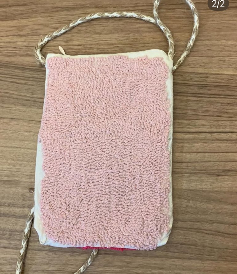 Punch Nakışlı Bohem Örgü Çapraz Çanta - Görsel 4