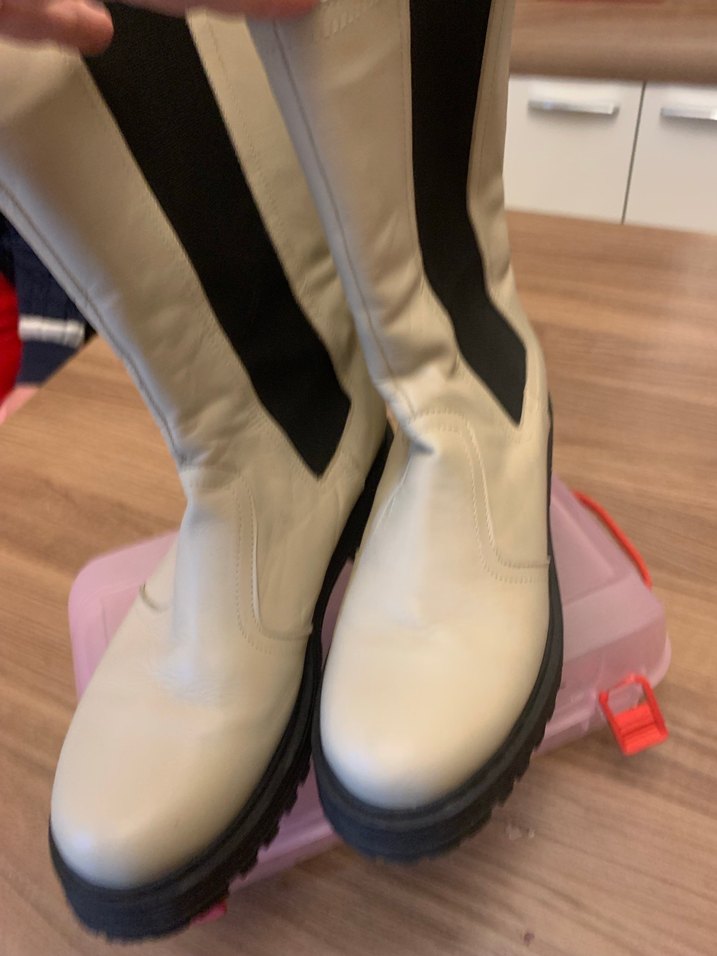 Divares krem Deri Kadın Botları, Kalın Topuklu
40 numara - Görsel 2