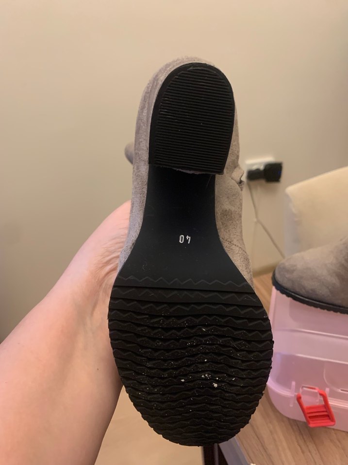 Vizon Süet Stiletto Topuklu Kadın Bot - Görsel 5