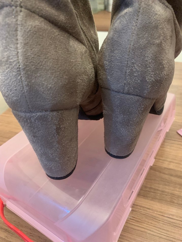 Vizon Süet Stiletto Topuklu Kadın Bot - Görsel 4