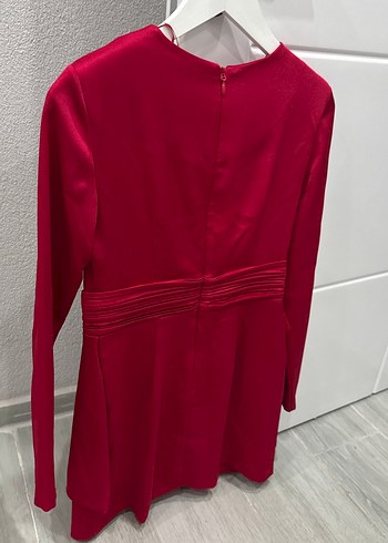 Kırmızı Kemerli Kadın Mini Bluz - Görsel 5