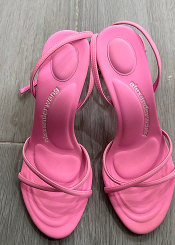 Alexander Wang Pembe Stiletto Bantli Kadin Sandalet