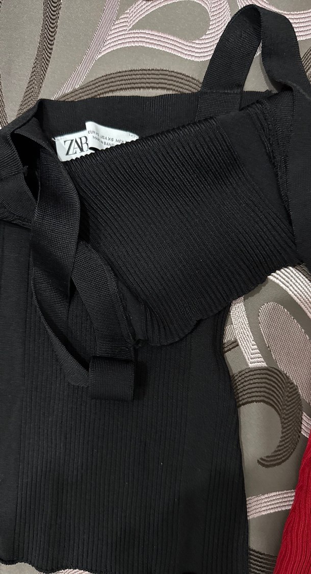 Kırmızı Strappy Kadın Atlet - Görsel 4