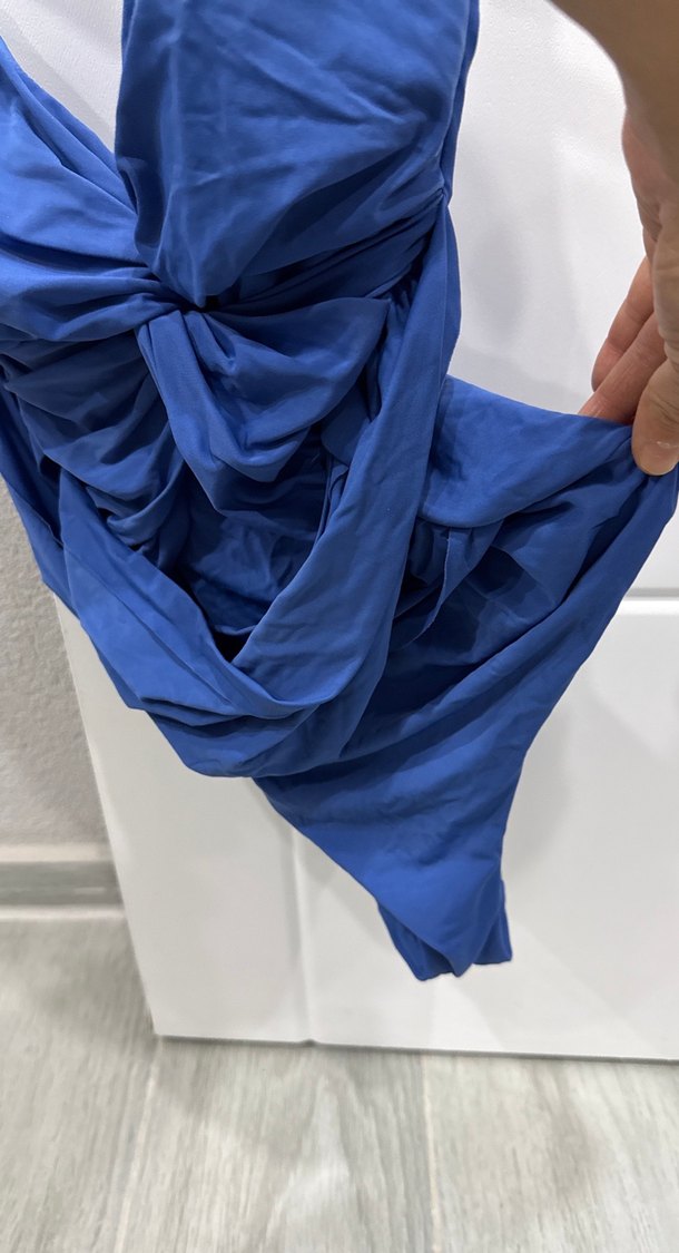 Mavi Drapeli Kadın Mayo - Görsel 2