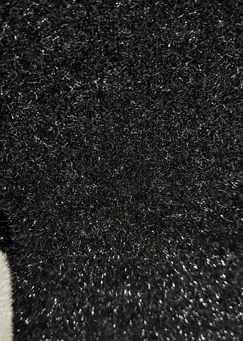 Siyah Kısa Kesim Triko Kadın Kazak - Görsel 3