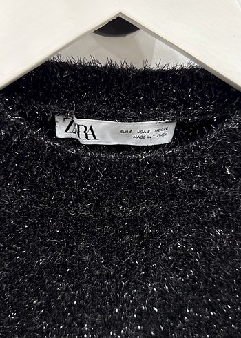 Siyah Kısa Kesim Triko Kadın Kazak - Görsel 2