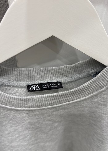 Gri Lacivert Denim Sweatshirt - Görsel 2