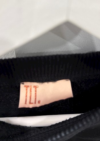 Siyah Kadın Oversize Sweatshirt - Görsel 2