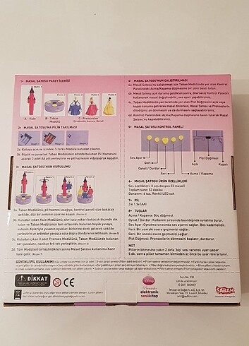  Beden Renk Dans eden prensesler. Müzikli, elektronik kutu.. 