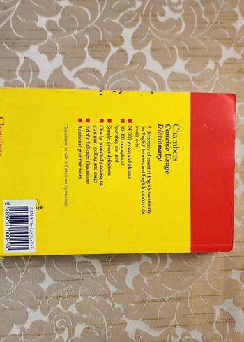 Chambers Concise Usage Dictionary İngilizce - Görsel 4