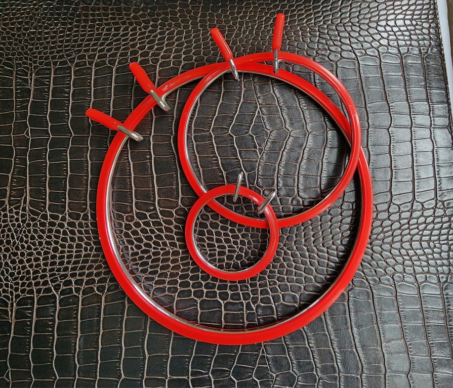 ÜÇLÜ,  metal kasnak seti.. - Görsel 4