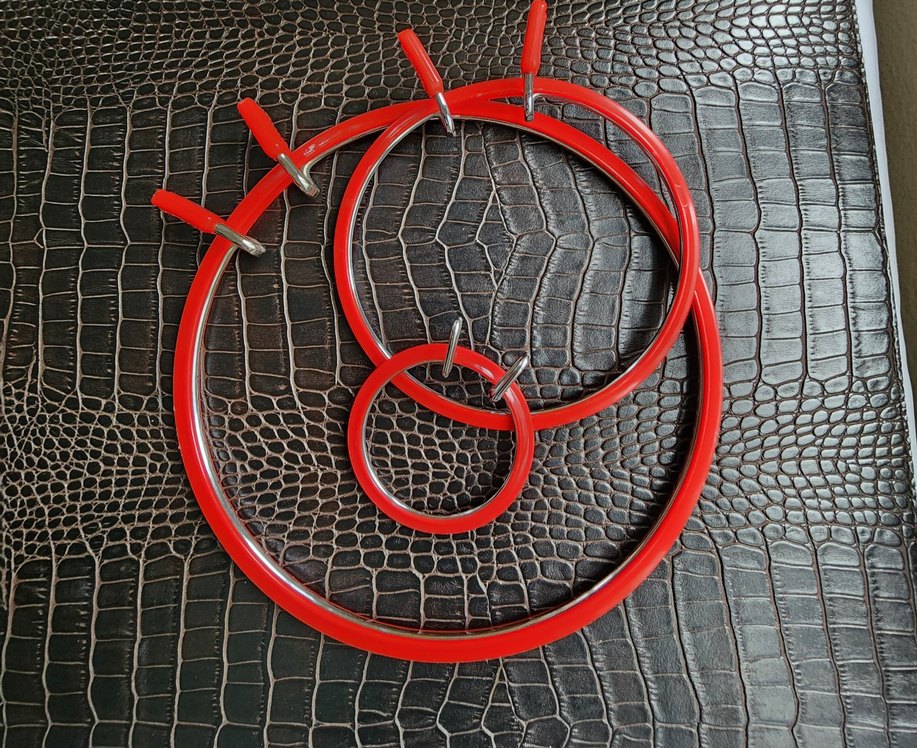 ÜÇLÜ,  metal kasnak seti.. - Görsel 3