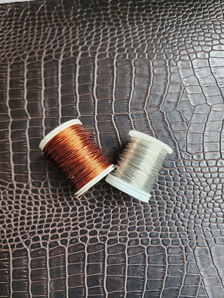 İkili, Bakır ve Gümüş Renkli Tel Rulolar - Görsel 4