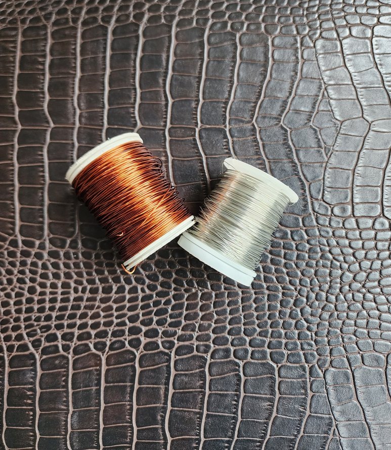 İkili, Bakır ve Gümüş Renkli Tel Rulolar - Görsel 3