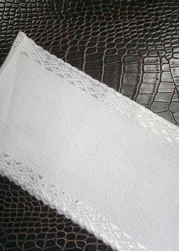 Bebe içİn veya havlu kenarı işlemek için, bordürlü kaneviçe - Görsel 2