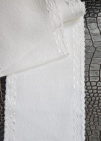 Bebe içİn veya havlu kenarı işlemek için, bordürlü kaneviçe - Görsel 4