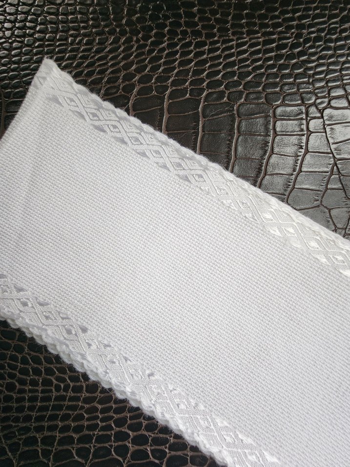 Bebe içİn veya havlu kenarı işlemek için, bordürlü kaneviçe - Görsel 2