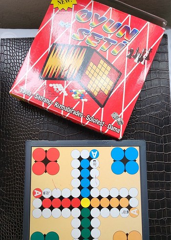 5'li Oyun Seti - Tavla, Satranç, Dama - Görsel 4