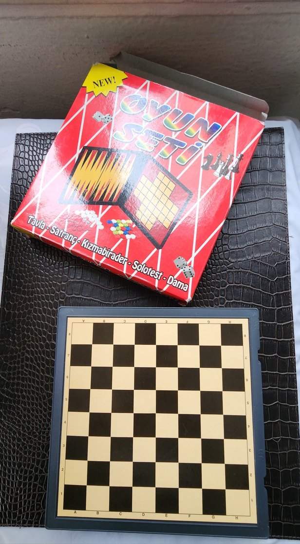 5'li Oyun Seti - Tavla, Satranç, Dama - Görsel 3