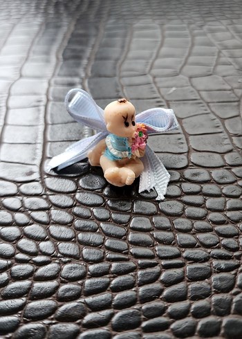 Mavi Pastel Bebek Figürin - Görsel 2