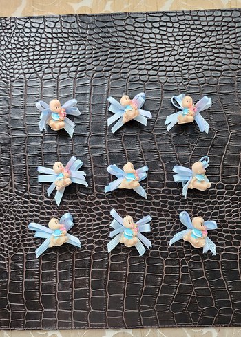 Mavi Pastel Bebek Figürin - Görsel 4