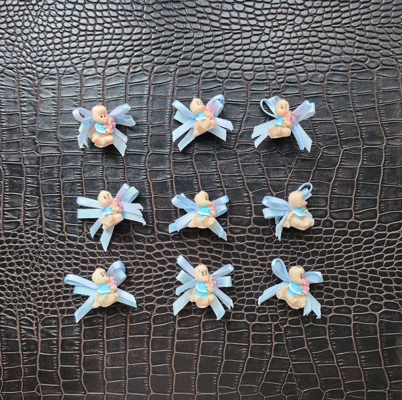 Mavi Pastel Bebek Figürin - Görsel 5