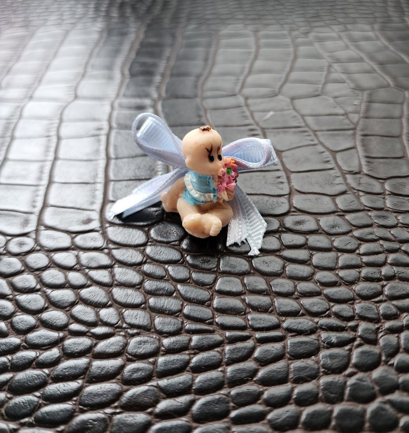 Mavi Pastel Bebek Figürin - Görsel 2