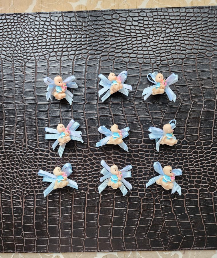 Mavi Pastel Bebek Figürin - Görsel 4