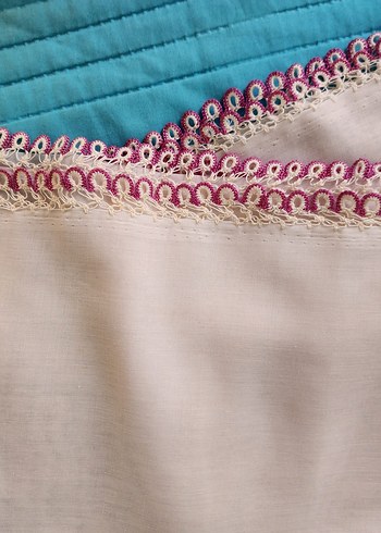 Accessorize VİNTAGE, dört kenarı oyalı