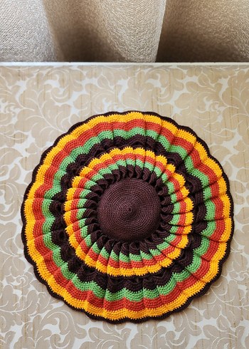 Renkli Örgü, vintage yastık kılıfları..