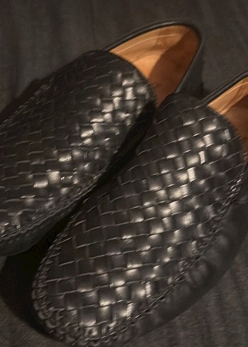 Diğer Saks Fifth Avenue Siyah Deri Loafer Ayakkabi